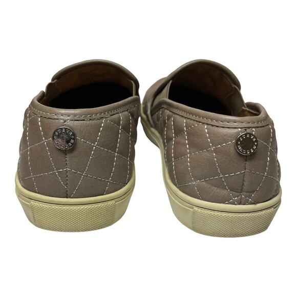 Steve Madden Ecentrcq Womens Tan Quilted Slip On Round Toe Sneaker Flats 9 - Picture 4 of 9